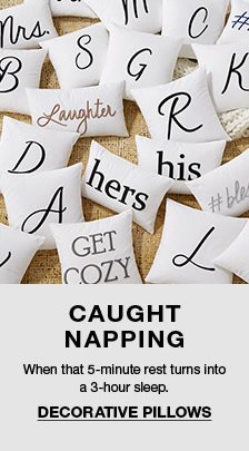 Caught Napping, When that 5-minute rest turns into a 3-hour sleep, Decorative Pillows